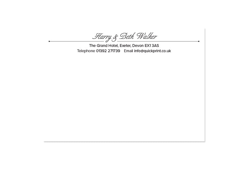 Correspondence cards