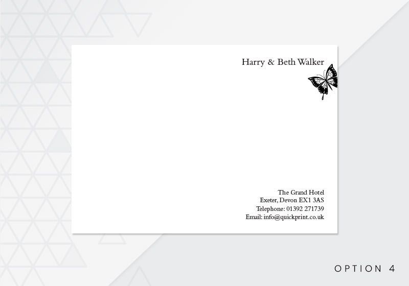 Correspondence cards
