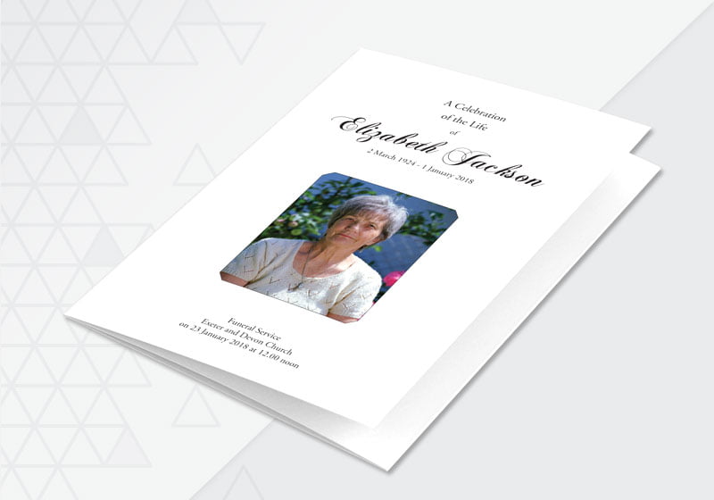 Personal Order Of Service