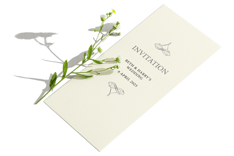 Simply Elegant Wedding Print