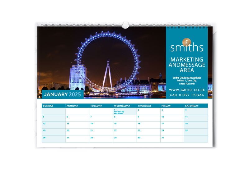 A4 Landscape Design Option 2