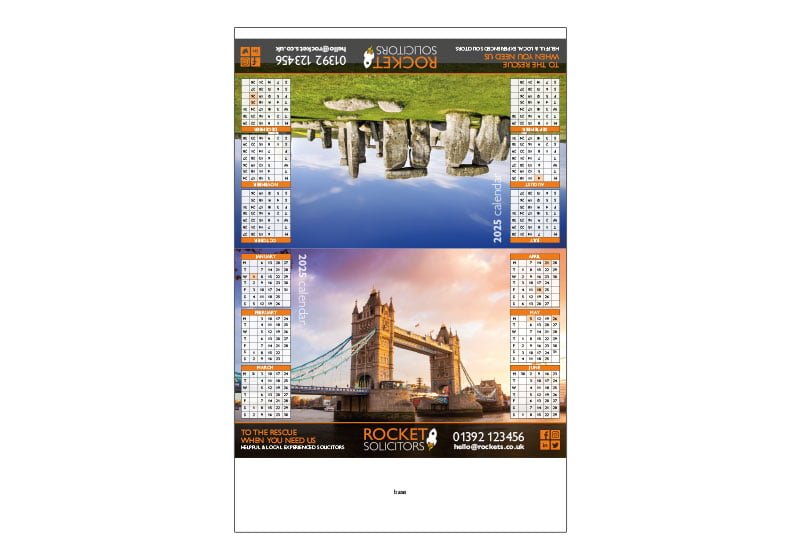 A5 Tent Calendars