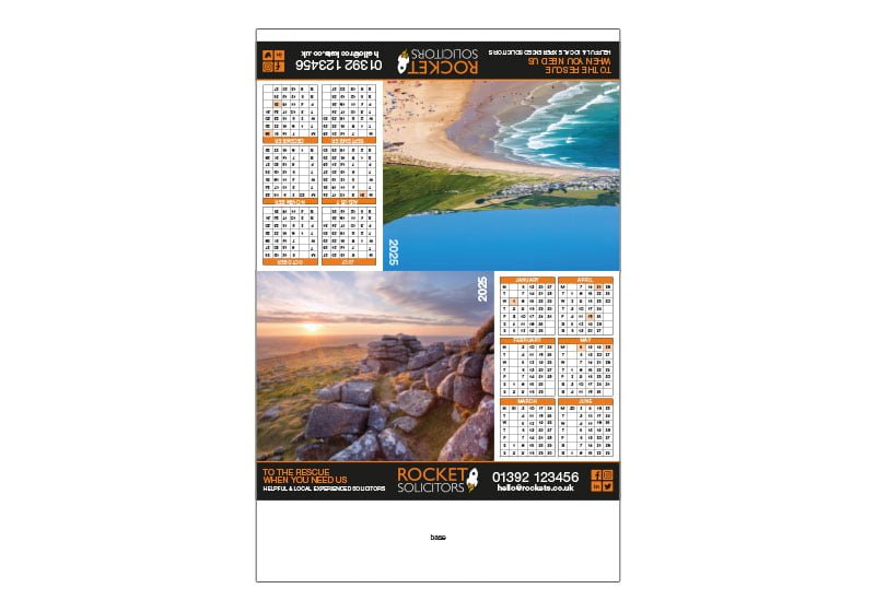 A5 Tent Calendars